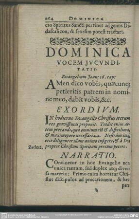 Dominica Vocem Jucunditatis
