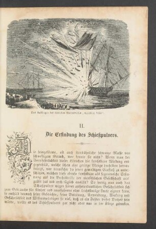 II. Die Erfindung des Schießpulvers.
