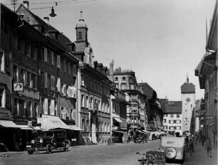 Waldshut am Oberrhein (Würtemberg). Kaiserrstraße mit Oberen Tor
