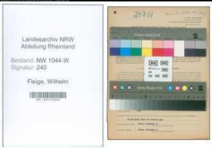 Entnazifizierung Wilhelm Fleige , geb. 06.04.1884 (Gemeinderatsmitglied)