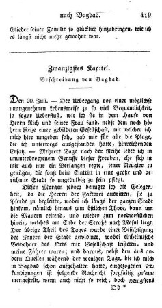 20. Beschreibung von Bagdad.