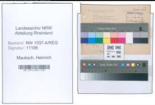 Entnazifizierung Heinrich Mauksch , geb. 00.00.0000 (Postschaffner)
