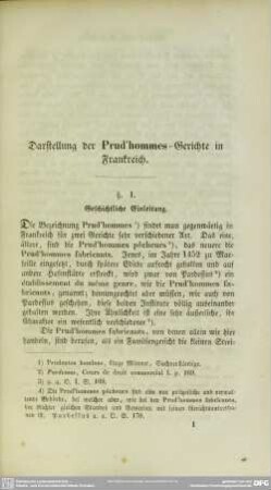 Darstellung der Prud´hommes-Gerichte in Frankreich