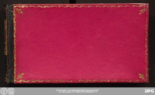 Denkmal der Freundschaft : Stammbuch Niese
