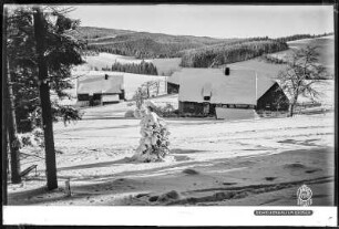 Schellerhau im Erzgebirge mit Schnee