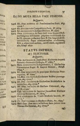 91-101, Status imperii