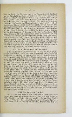 XIII. Die Entdeckung Amerikas