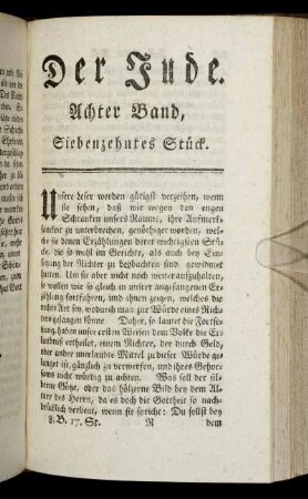 Siebenzehntes Stück.