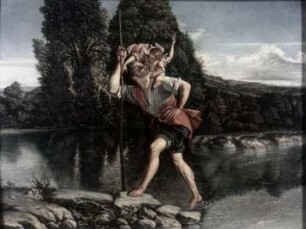 Landschaft mit dem heiligen Christophorus