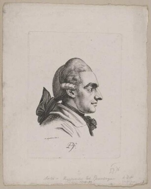 Bildnis des Heinrich Pfenninger
