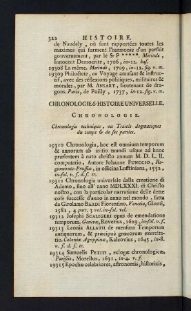 322-328, Chronologie