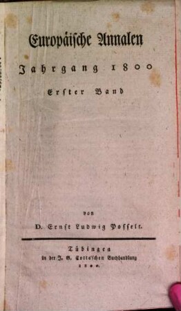 Europäische Annalen. 1800, 1