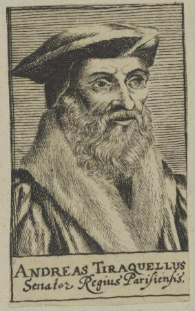 Bildnis des Andreas Tiraquellus