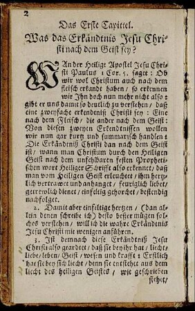 Das Erste Capittel. - Das Zehende Capittel.