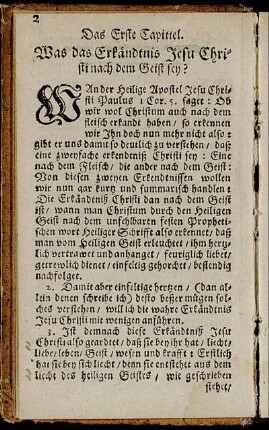 Das Erste Capittel. - Das Zehende Capittel.