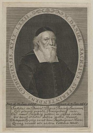 Bildnis des Daniel Sachse