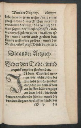 Die ander Artzney ...