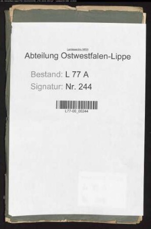 Wrugeregister des Amtes Iggenhausen