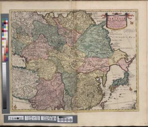 Magnae Tartariae, Magni Mogolis Imperii, Iaponiae et Chinae, Nova Descriptio : Cum Privilegio