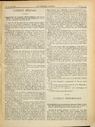 Le Mercredi médical : journal du practicien et de l'étudiant. 5. 1894