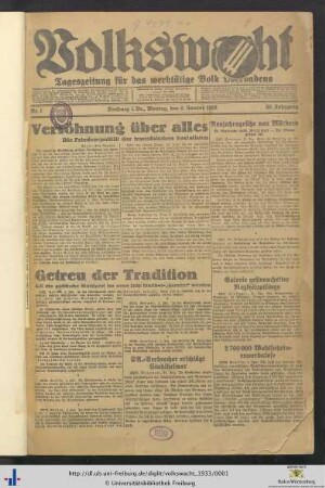 Nr. 1-26 (Januar 1933)