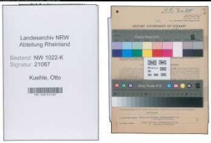 Entnazifizierung Otto Kuehle , geb. 10.04.1902 (Zuschneider)