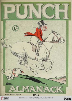 Punch's Almanack for 1922