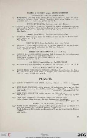 Plastik (Nr. 140-154)