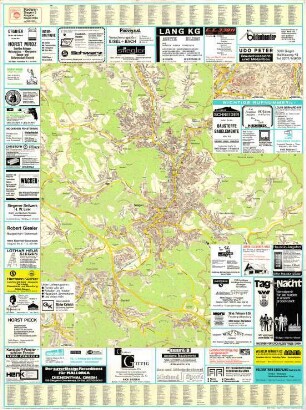Stadtplan Siegen, 5. Ausgabe Siegen-Mitte