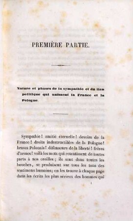 La France et la Pologne, le slavianisme et la dynastie Polonaise