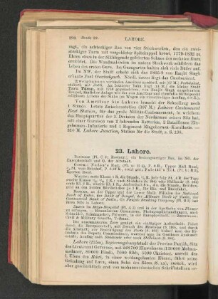 23. Lahore.