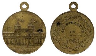 Altona, Anhängemedaille zur Erinnerung an die Industrieausstellung