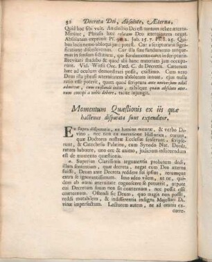Momentum Quæstionis ex iis quæ hactenus disputata sunt expenditur.