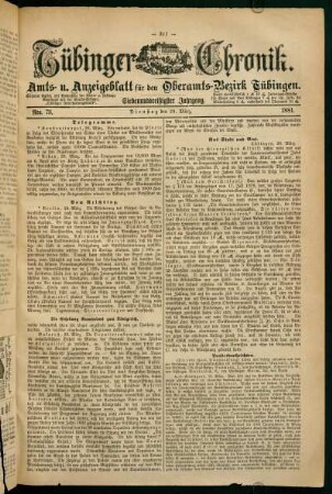 29. März (Nro. 78) - 31. März (Nro. 75)