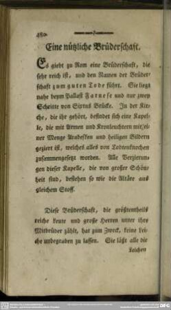 Eine nützliche Brüderschaft