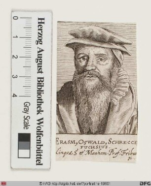 Bildnis Erasmus Oswald Schreckenfuchs