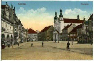 Komotau. Marktplatz
