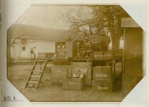 Foto einer transportablen Werkstatt