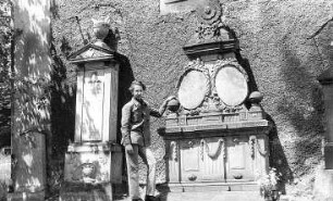 Friedersdorf. Grabstein des Müllers Dreßler
