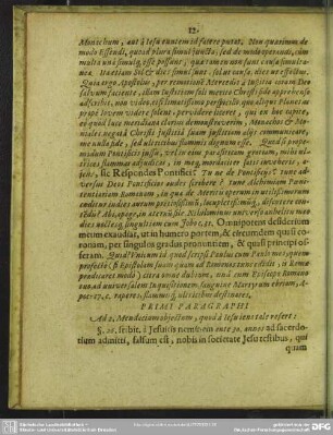 Primi Paragraphi, Ad 2. Mendacium obiectum, quod a Jesu iens tale refert