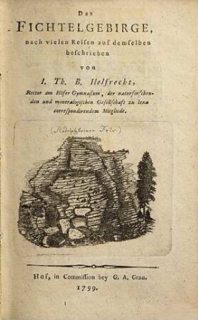 Das Fichtelgebirge, 1. Von dem eigentlichen Fichtelgebirge überhaupt und den einzelnen Gegenden desselben