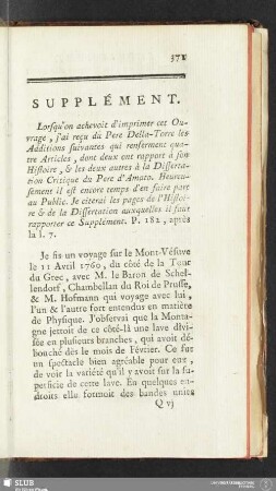 Supplément