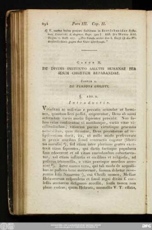 Caput II. De Divino Instituto Salutis Humanae Per Iesum Christum Reparandae.