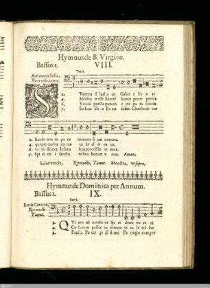 Hymnus de Beatissima Virgine.