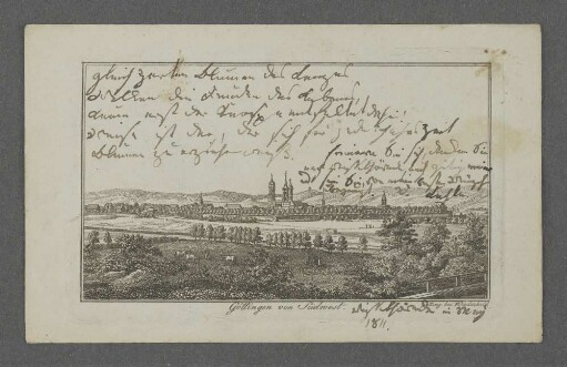 Göttingen von Südwest.