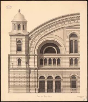 Hauptbahnhof, Frankfurt/Main Empfangsgebäude: Fassadendetail