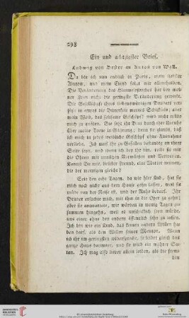 (Ein und achtzigster Brief - Fünf und achtzigster Brief)