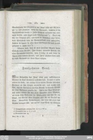 Funfzehnter Brief.