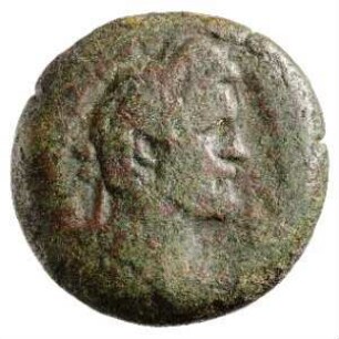 Münze, LIH = Jahr 18 = 154/155 n. Chr.