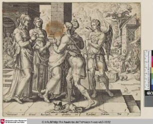 [Raguel Welcoming Tobias; Raguel heißt Tobias willkommen]